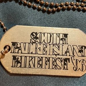 96 South Padre Island Bike Fest Dog Tag